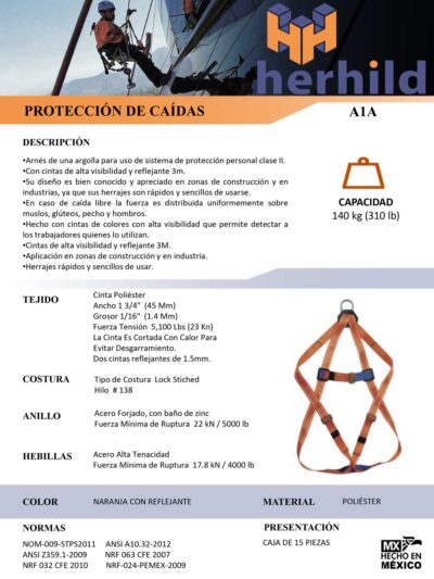 Protección de caídas A1A