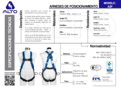 Arnés De Posicionamiento A2P